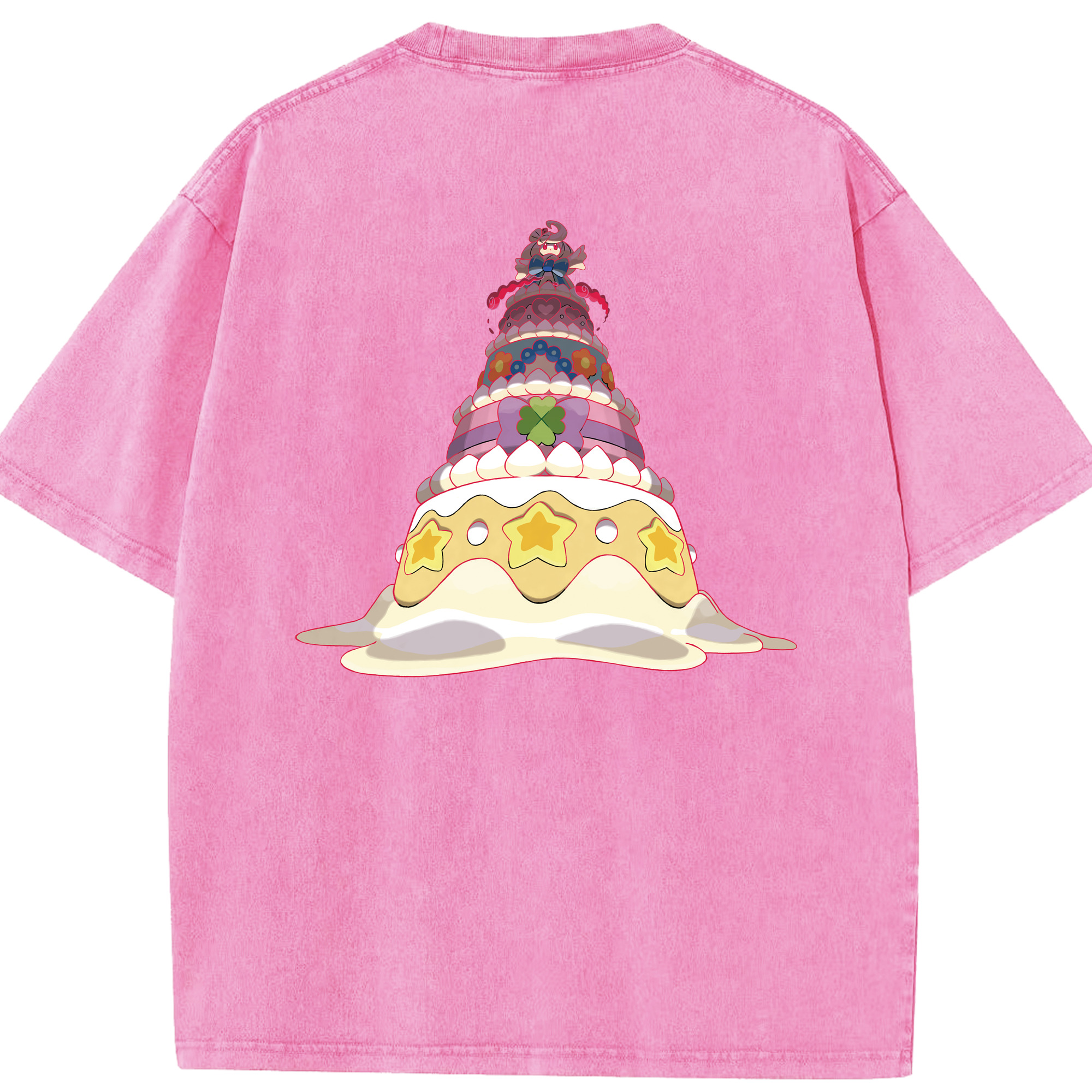 （画像用） ポケットモンスター Pokémon 綿100% ヴィンテージ風 半袖Tシャツ（背面プリント）